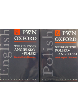 Wielki słownik angielsko polski PWN Oxford tom I i II
