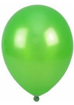 Balony metalizowane ciemnozielone 25cm 100szt