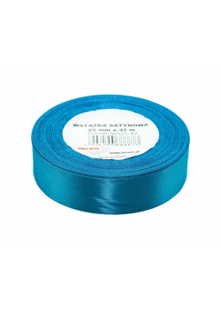 Wstążka satynowa turkusowa 25mmx32m