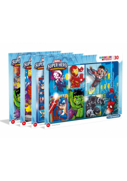 Puzzle 30 Super Kolor Superhero frame