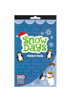 Naklejki papierowe Snow Days 260szt