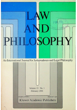 Law and Philosophie