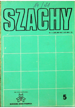Szachy Nr 5 / 1979