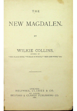 The new Magdalen 1881 r.