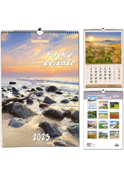 Kalendarz 2023 13 Plansz B3 - Polskie Pejzaże