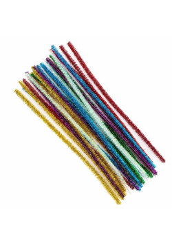 Druciki kreatywne metalizowane 30cm 25szt