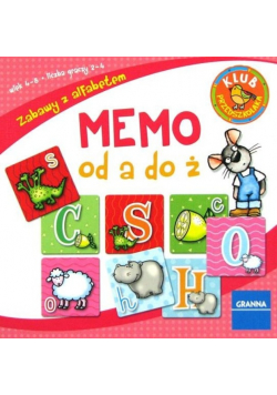 Zabawy z alfabetem Memo od A do Ż Nowa