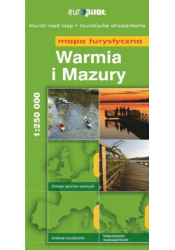 Mapa Turystyczna EuroPilot. Warmia i Mazury br