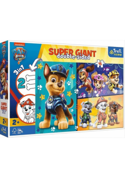 Puzzle 15 Giant Wesołe pieski Paw Patrol TREFL