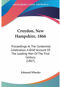 Croydon, New Hampshire, 1866