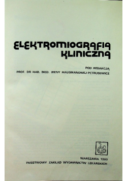 Elektromiografia kliniczna