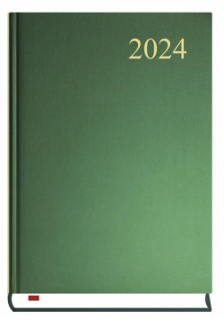 Terminarz 2024 A5 dzienny Asystent zielony