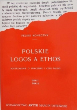 Polskie Logos a ethos Reprint z 1921 r.
