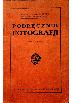 Podręcznik fotografji 1928 r.