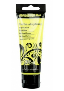 Farba akrylowa 75ml 003 cytrynowa