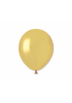 Balony metaliczne złote Dorato 100szt