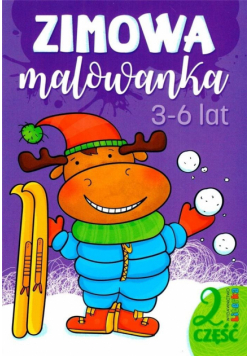Zimowa malowanka. 3-6 lat cz.2