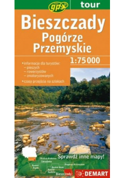 Mapa Turs. Bieszczady / Pogórze Przemyskie DEMART
