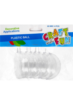 Kula plastikowa 6cm 4szt
