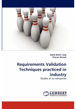 Requirements Validation Techniques Practiced in Industry