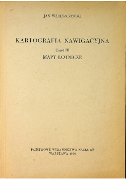 Kartografia nawigacyjna mapy lotnicze