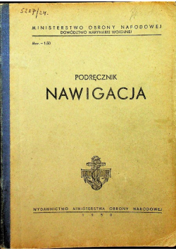 Podręcznik nawigacja 1950 r.