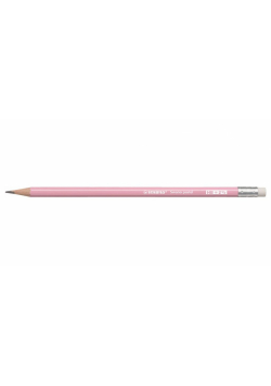 Ołówek Swano Pastel HB z gumką różowy (12szt)