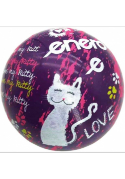 Piłka gumowa Love Kitty 18cm