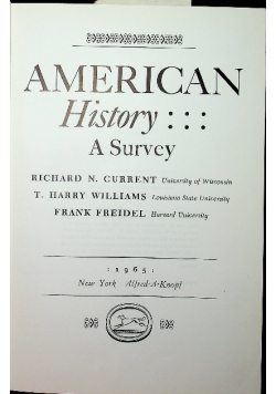 American History a Survey