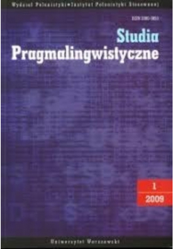 Studia Pragmalingwistyczne