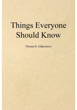 Things Everyone Should Know