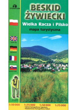 Mapa turystyczna. Beskid Żywiecki