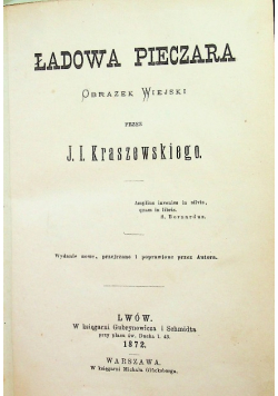 Zbiór powieści J I Kraszewskiego ok 1872 r.
