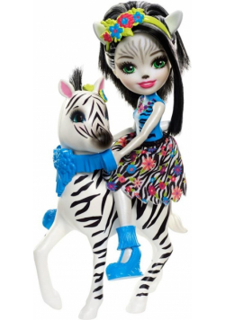 Enchantimals. Zelena i zebra