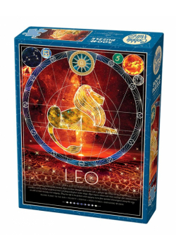 Puzzle 500 el. Znaki zodiaku: Lew