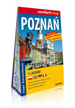 Comfort! map Poznań 1:20 000 plan miasta w.2019