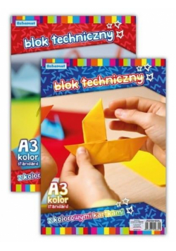Blok techniczny A3/10K 160g kolorowy (10szt)