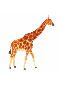 Puzzle drewniane 3D Do Malowania Żyrafa