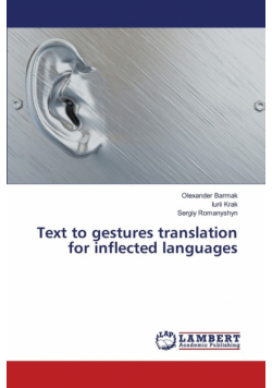 Text to gestures translation for inflected languages