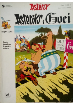 Asterix Zeszyt 4 Asteriks i Goci
