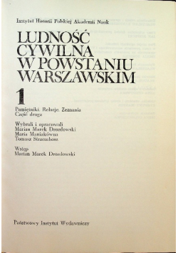 Ludność cywilna w powstaniu warszawskim 1
