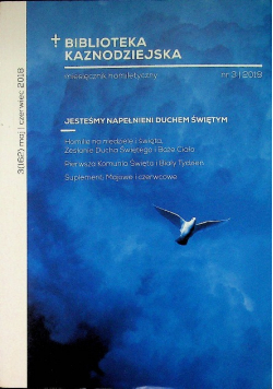 Biblioteka kaznodziejska miesięcznik homiletyczny nr 3 2018