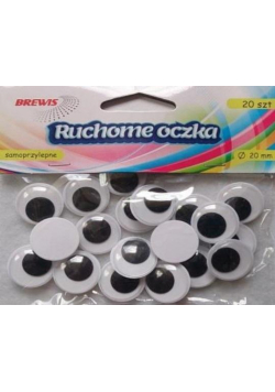 Ruchome oczka 20mm 20szt