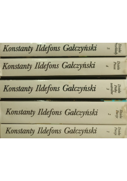 Gałczyński Dzieła tom 1 do 5