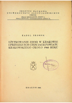 Użytkowanie ziemi w Krakowie