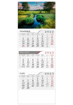 Kalendarz 2023 Trójdzielny Rzeczka