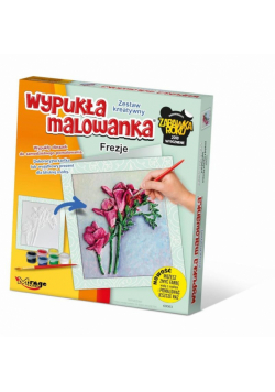 Wypukła Malowanka Kwiaty - Frezje