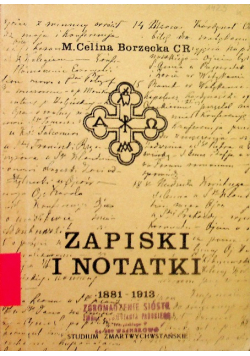 Zapiski i notatki 1881 - 1913