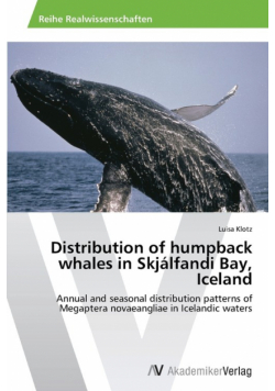 Distribution of humpback whales in Skjálfandi Bay, Iceland