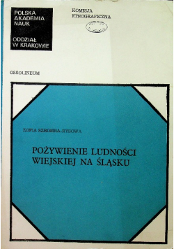 Pożywienie ludności wiejskiej na śląsku